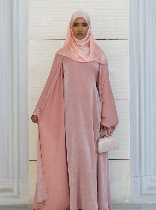 Pink Eid abaya